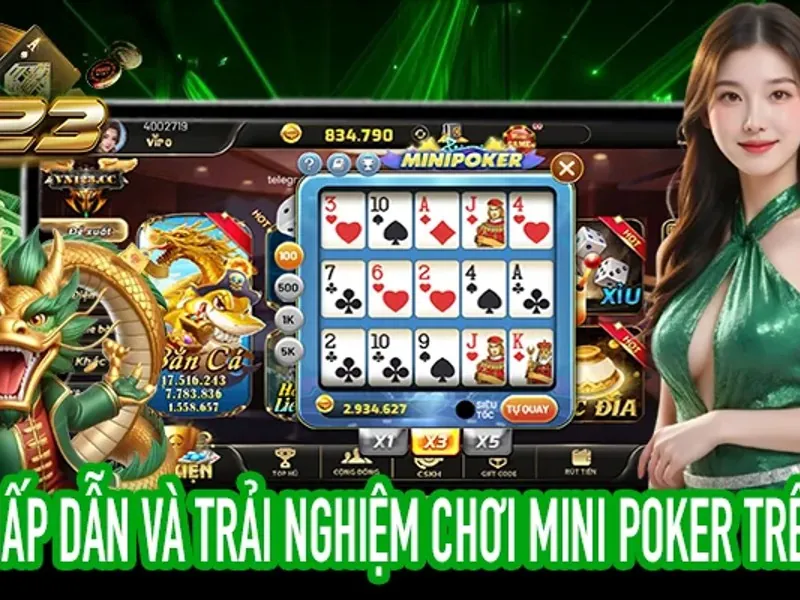 Hình ảnh trò chơi Poker tại fi88
