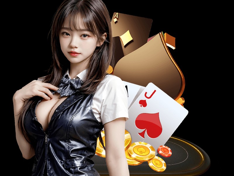 Hình ảnh đại lý đang chia bài Baccarat tại fi88
