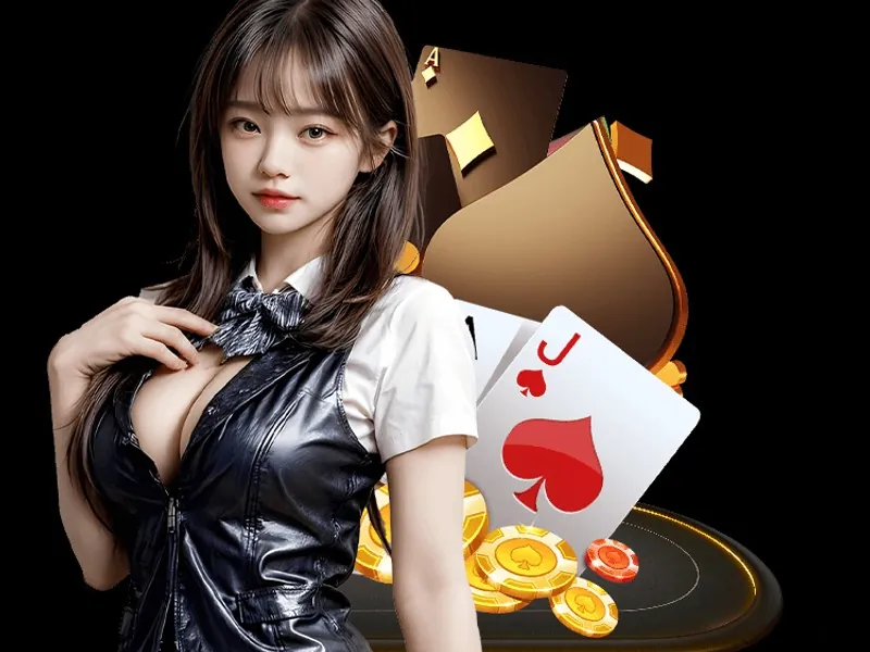 Hình ảnh đại lý đang chia bài Baccarat tại fi88